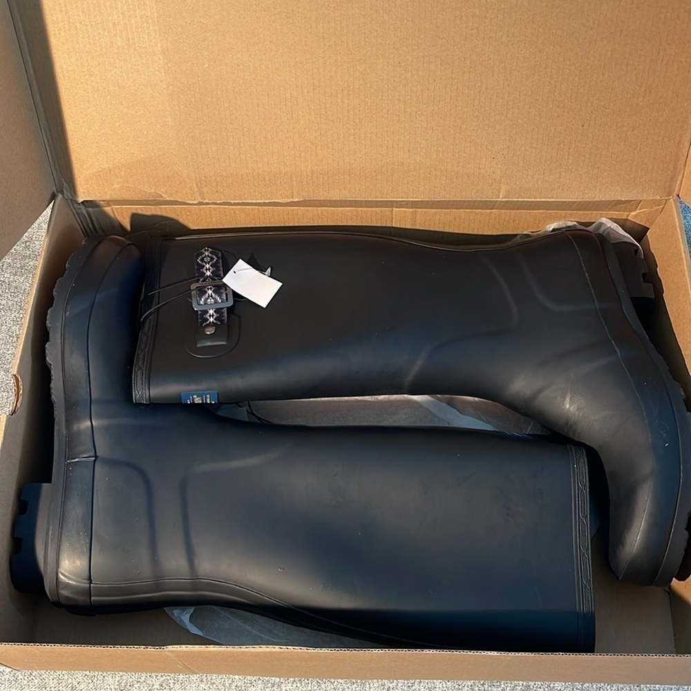 Pendleton Classic Rubber Boots Black NWT - Picture 6 of 12